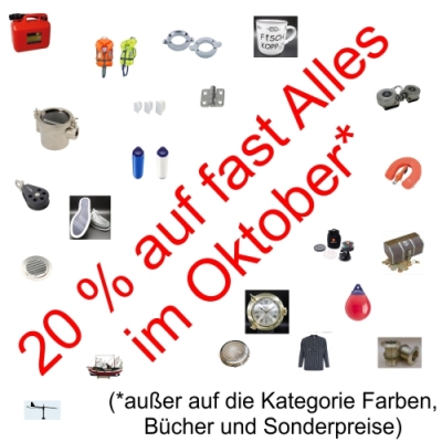 20 Prozent auf fast Alles - 20 Prozent auf fast Alles (außer auf die Kategorie Farben, Bücher und Sonderpreise) im Oktober mit dem Coupon &quot;Herbst&quot; 