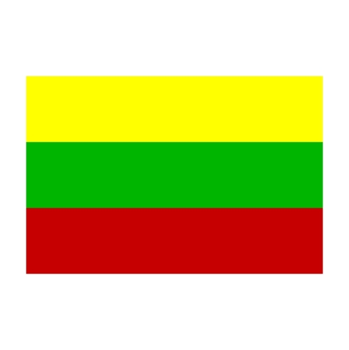 Flagge Litauen 30 x 45 cm