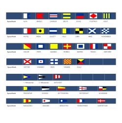 Signalflagge 30 x 45 cm - einzeln