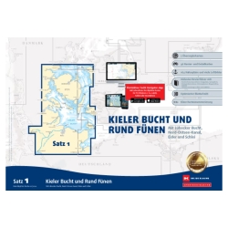 Kartensatz 1 Kieler Bucht und Rund Fünen (Ausgabe 2023)