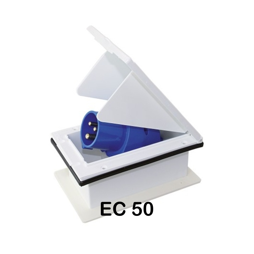 CEE Einbaustecker EC 50 - Rechteckig