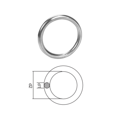 Ring - Edelstahl 3 x 30 mm