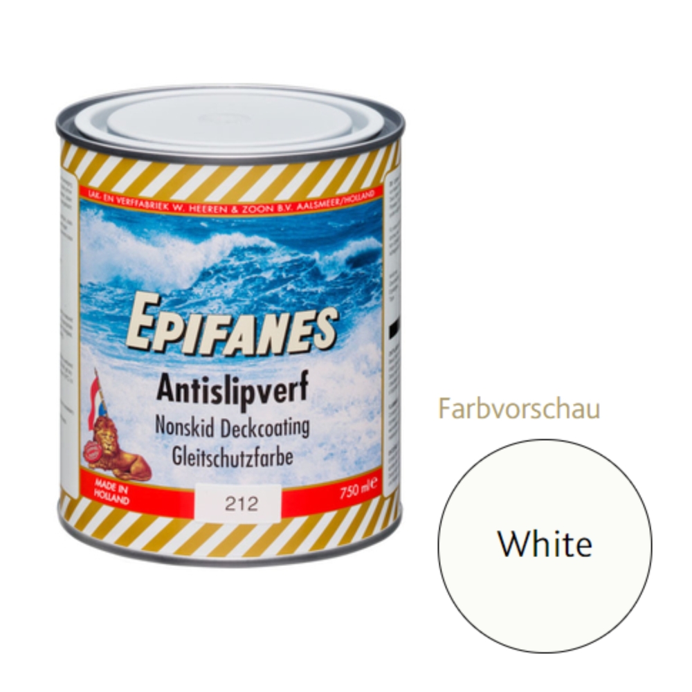 Epifanes Antislip Gleitschutzfarbe 750 ml Weiß