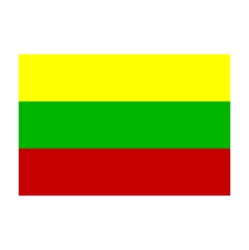 Flagge Litauen 20 x 30 cm