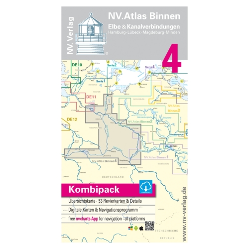 NV Atlas Binnenband 4 - Elbe &amp; Kanalverbindungen